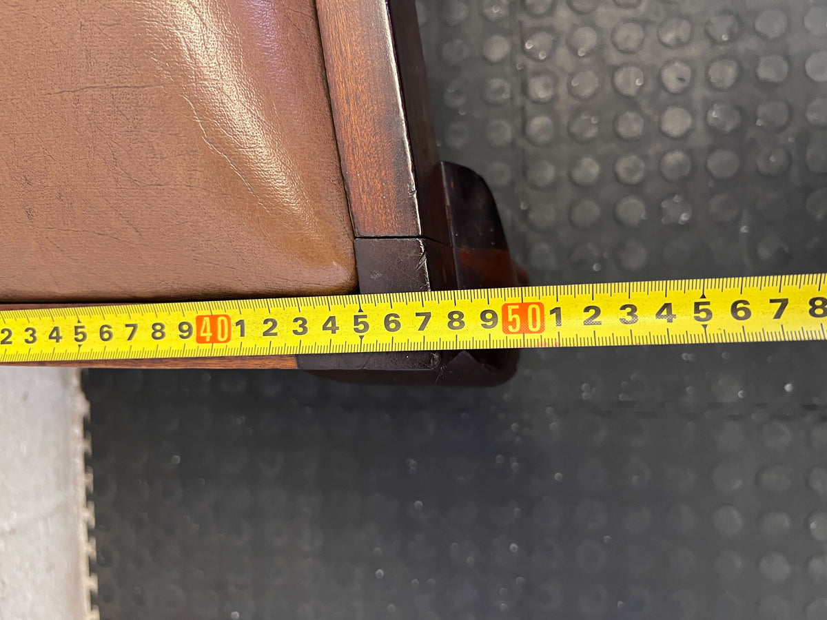 Vintage Ladder Back Dining Chair with Cabriole Legs