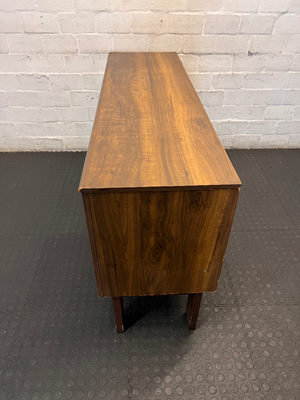 Vintage Mid-Century Style Sideboard with Storage & Red Lined Drawer - 2ndhandwarehouse.com