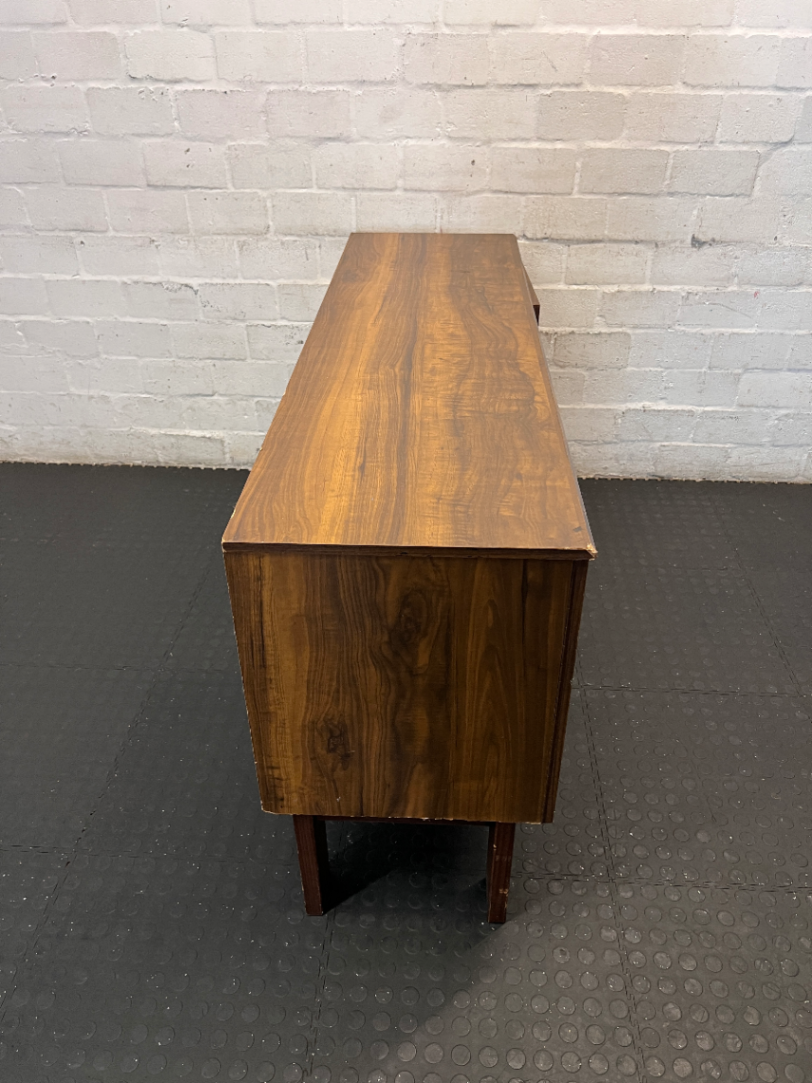 Vintage Mid-Century Style Sideboard with Storage & Red Lined Drawer - 2ndhandwarehouse.com
