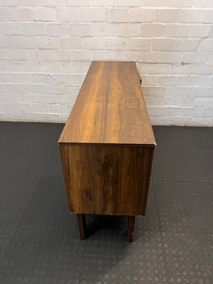 Vintage Mid-Century Style Sideboard with Storage & Red Lined Drawer - 2ndhandwarehouse.com
