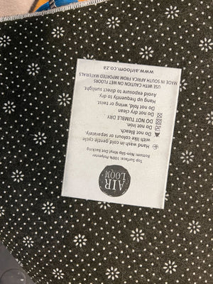 Vintage Orange and Black Geometric Area Rug – Slight Wear - PRICE DROP