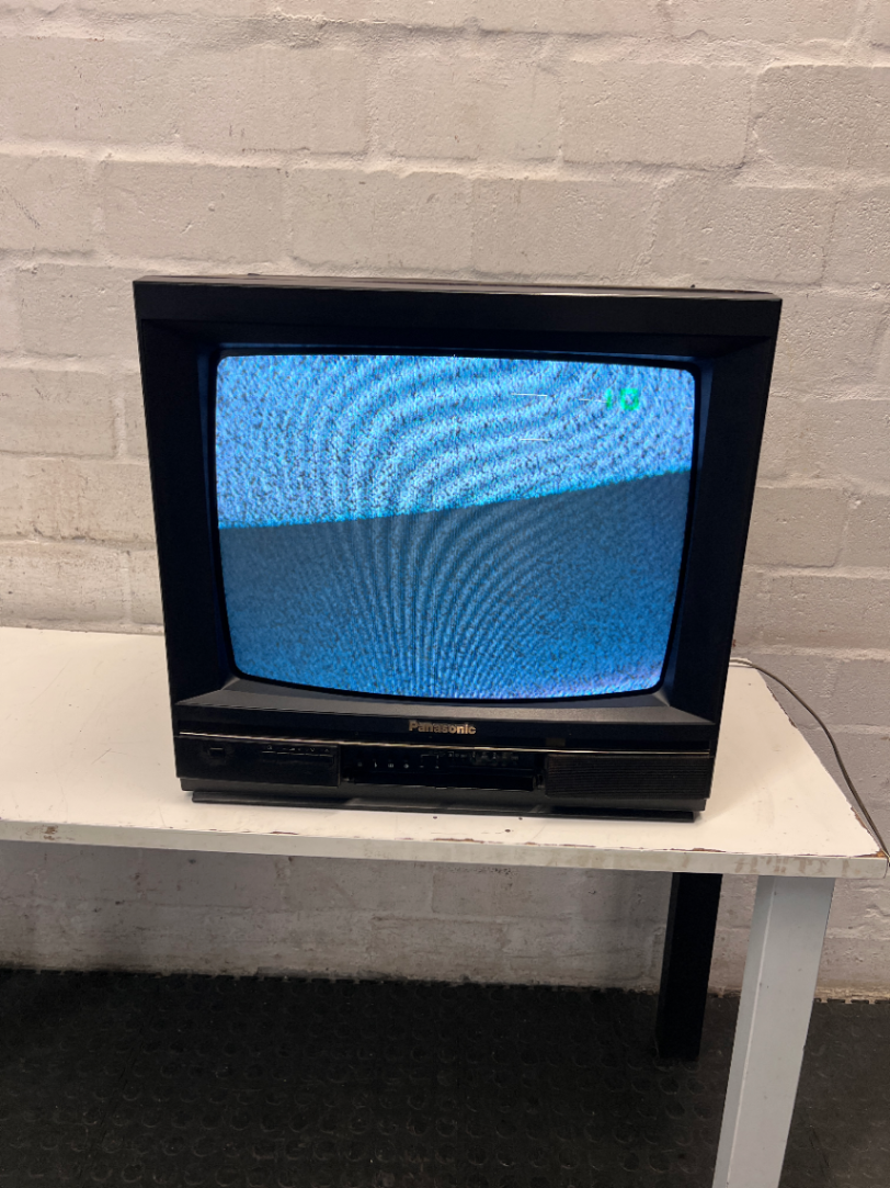Vintage Panasonic CRT Television — Well Used Condition; No Aerial Included