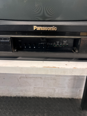 Vintage Panasonic CRT Television — Well Used Condition; No Aerial Included