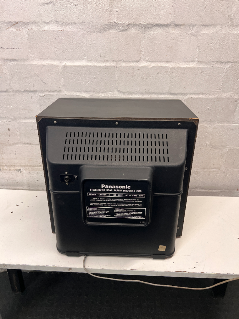 Vintage Panasonic CRT Television — Well Used Condition; No Aerial Included