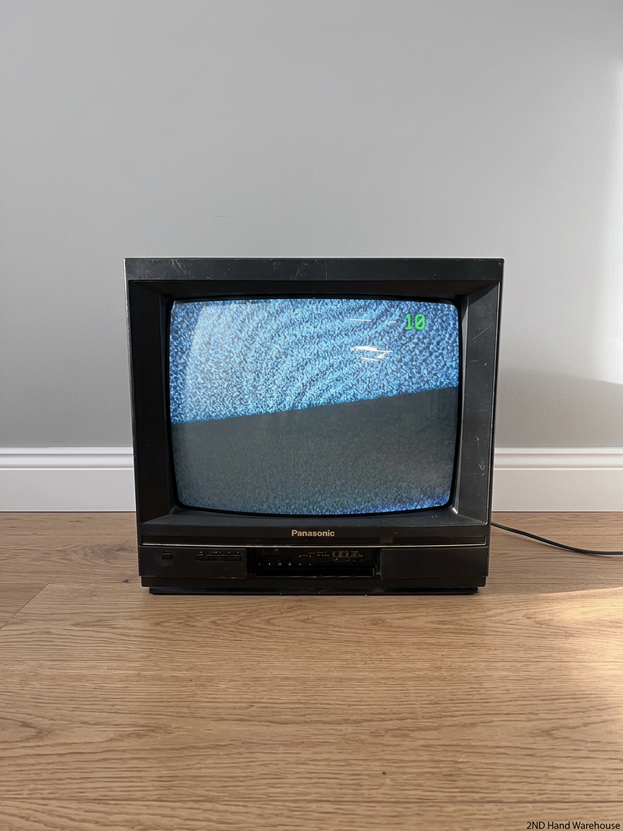 Vintage Panasonic CRT Television — Well Used Condition; No Aerial Included