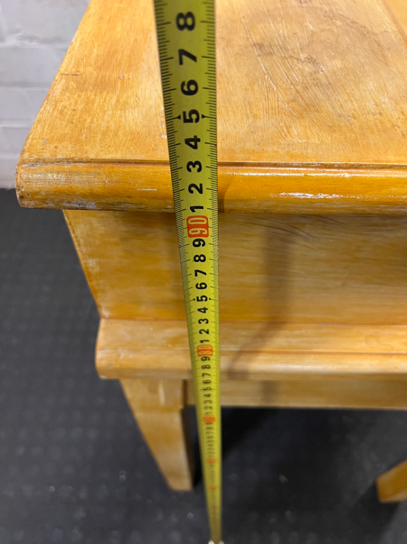 Vintage Secretary Desk - Well Used Condition with Surface Scuffing - 2ndhandwarehouse.com