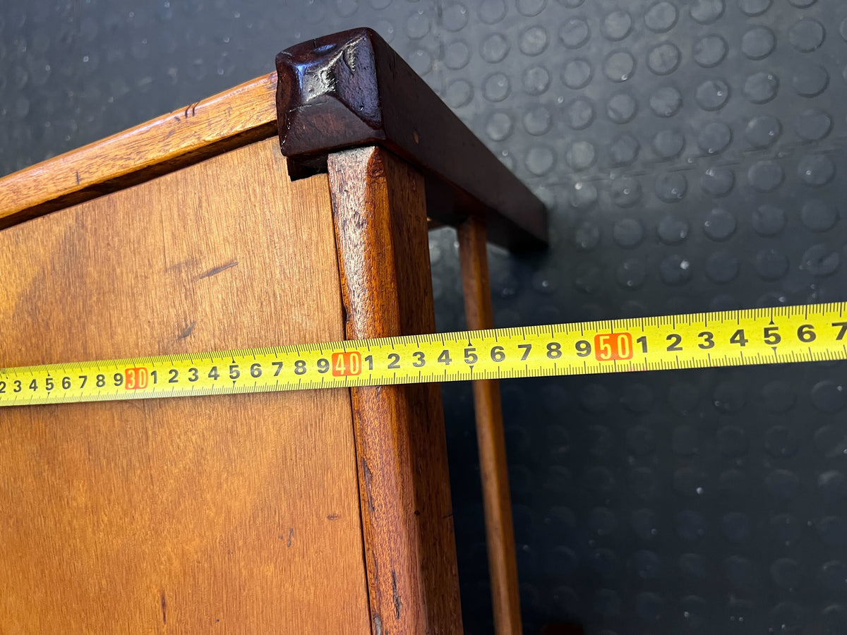 Vintage Solid Wood Slatted Back Dining Chair – Minor Scuffs