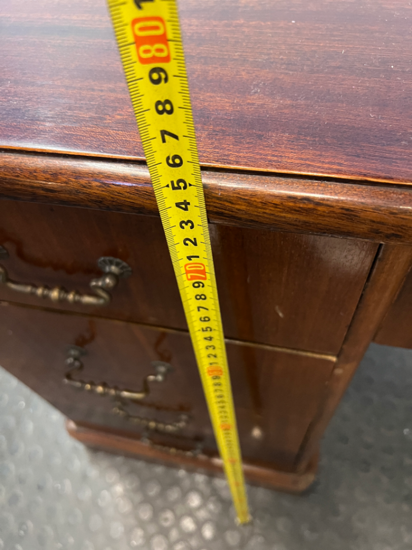 Vintage-Style 7-Drawer Wooden Dressing Table