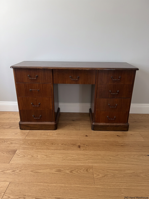 Vintage-Style 7-Drawer Wooden Dressing Table