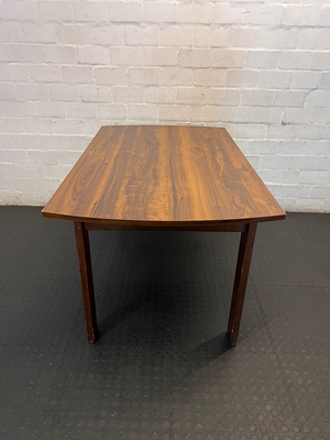 Vintage Style Curved Dining Table - Fair Condition - 2ndhandwarehouse.com
