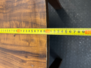 Vintage Style Curved Dining Table - Fair Condition - 2ndhandwarehouse.com