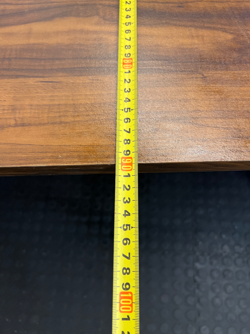 Vintage Style Curved Dining Table - Fair Condition - 2ndhandwarehouse.com