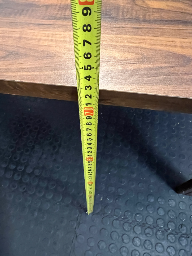 Vintage Style Curved Dining Table - Fair Condition - 2ndhandwarehouse.com