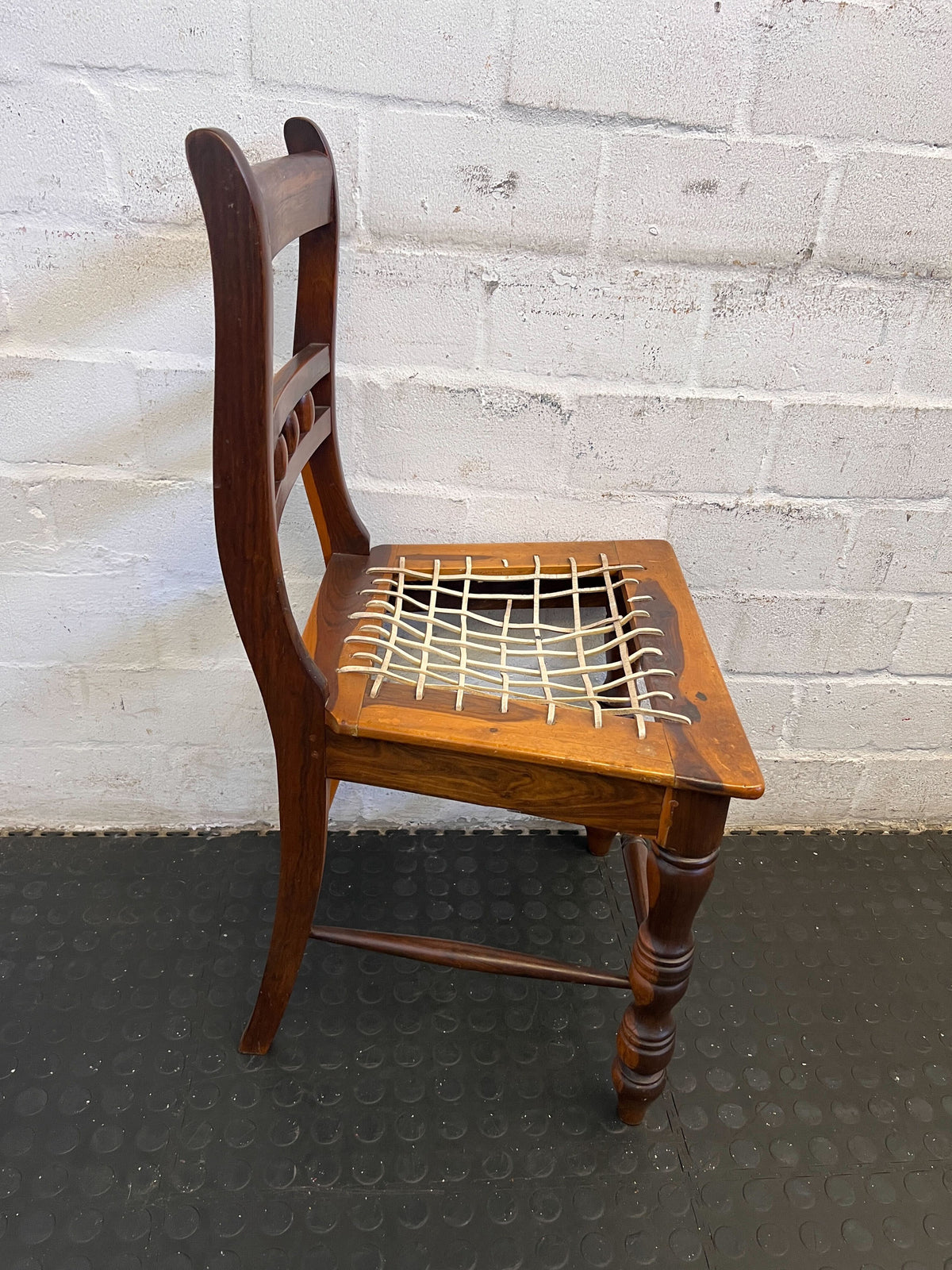 Vintage Wood Dining Chair with Caned Seat - Minor Wear - PRICE DROP