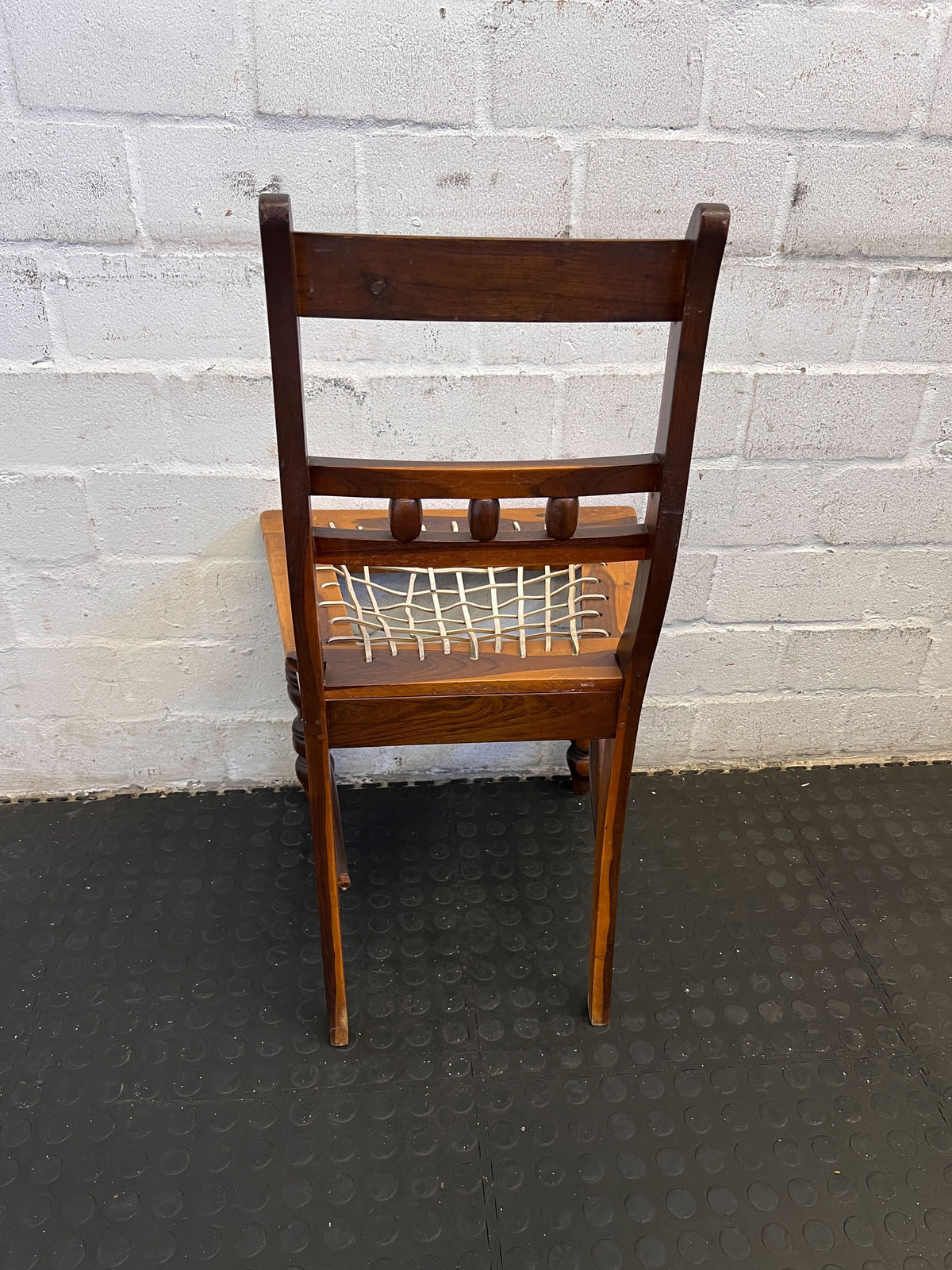 Vintage Wood Dining Chair with Caned Seat - Minor Wear - PRICE DROP