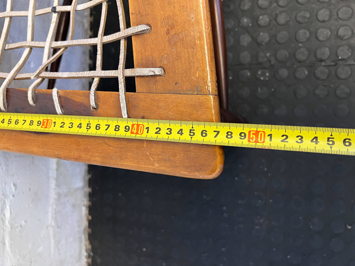 Vintage Wood Dining Chair with Caned Seat - Minor Wear - PRICE DROP