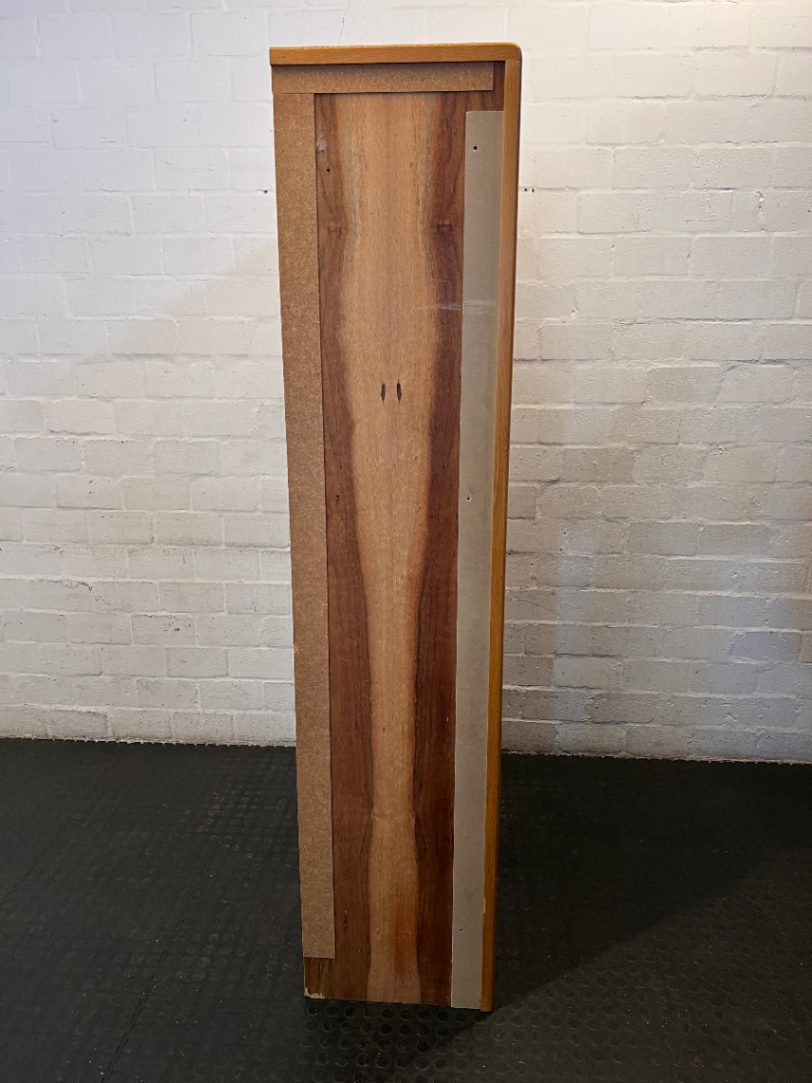 Vintage Wood Grain Wall Unit with Bottom Cabinet - 100cm - 2ndhandwarehouse.com