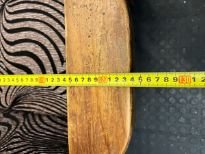 Vintage Wooden 2-Seater Sofa with Zebra Pattern Upholstery - 2ndhandwarehouse.com