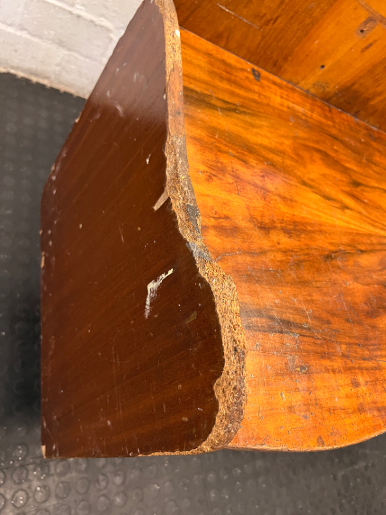 Vintage Wooden Dressing Table - Visible Edge Damage & Wear - 2ndhandwarehouse.com