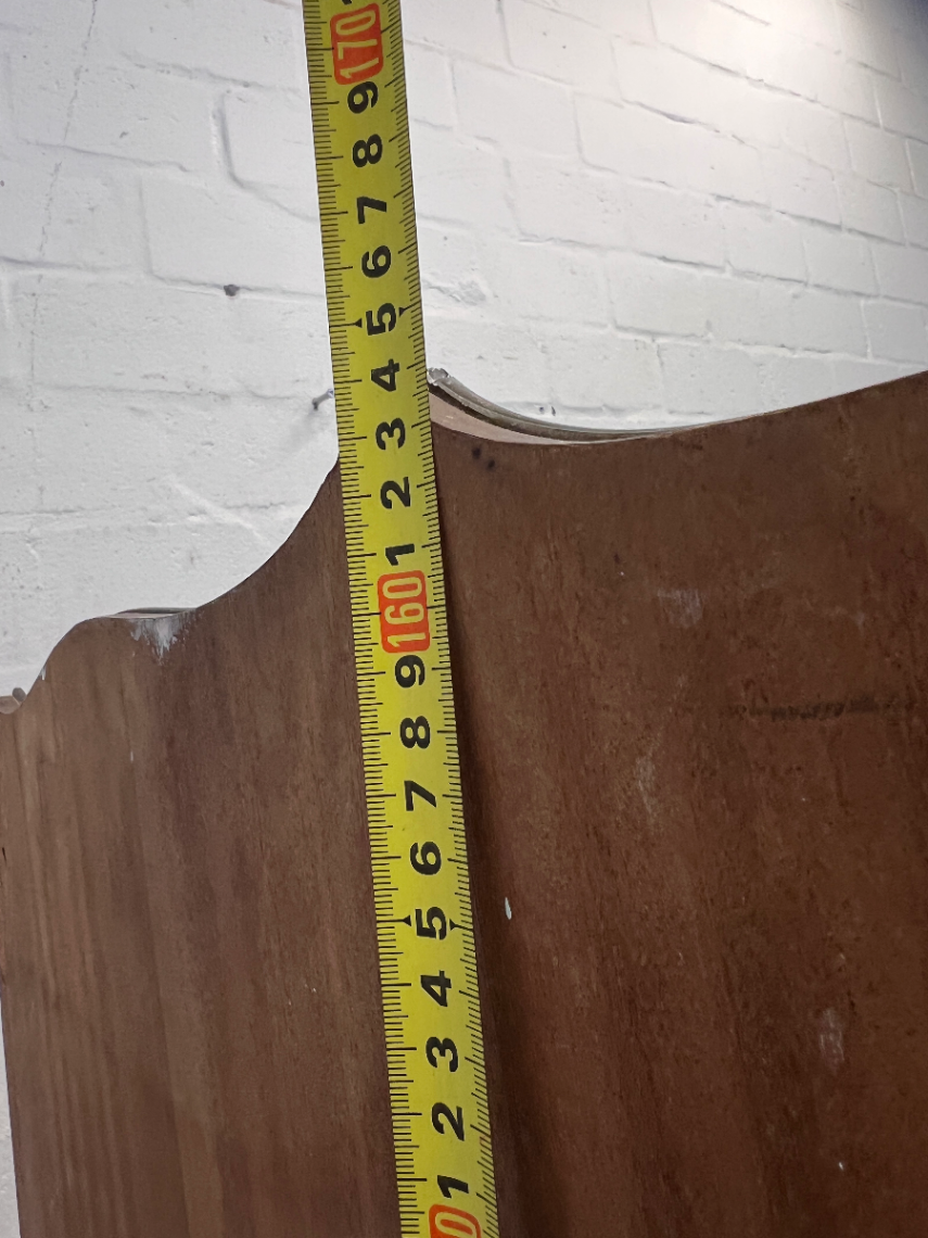 Vintage Wooden Dressing Table - Visible Edge Damage & Wear - 2ndhandwarehouse.com