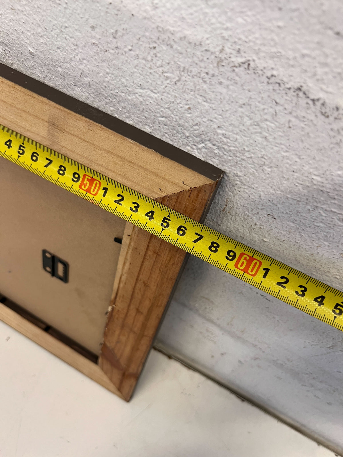 Vintage Wooden Photo Frame with Cream Accents - 2ndhandwarehouse.com