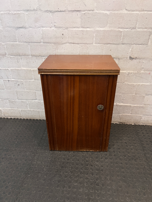 Vintage Wooden Sewing Machine Cabinet — Loose Cable Connection and Loose Stitching