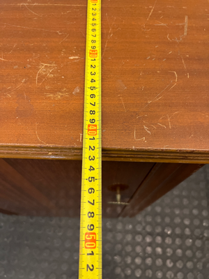 Vintage Wooden Sewing Machine Cabinet — Loose Cable Connection and Loose Stitching