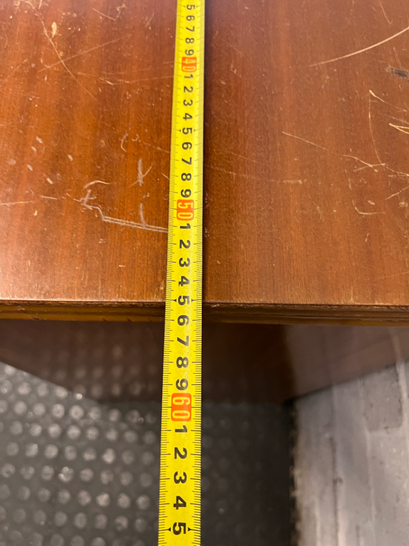 Vintage Wooden Sewing Machine Cabinet — Loose Cable Connection and Loose Stitching