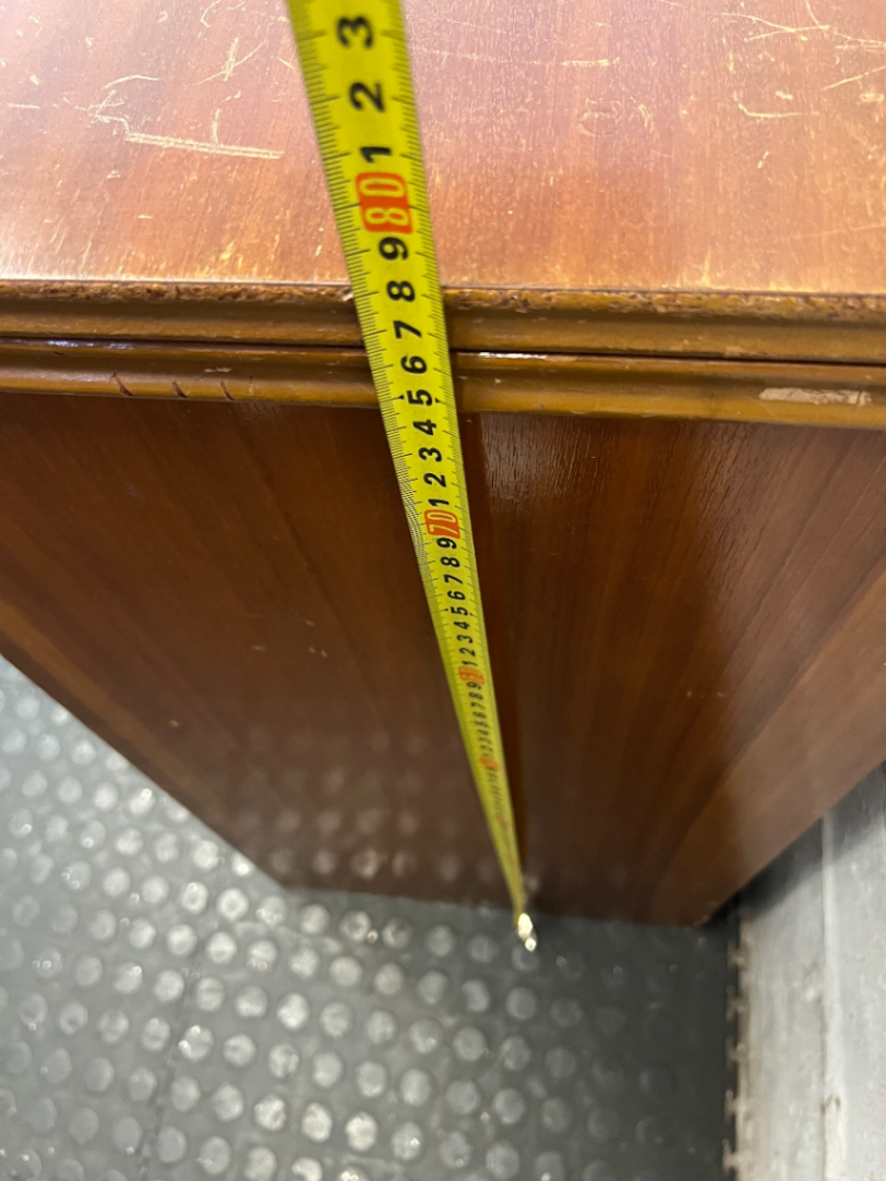 Vintage Wooden Sewing Machine Cabinet — Loose Cable Connection and Loose Stitching