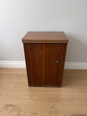 Vintage Wooden Sewing Machine Cabinet — Loose Cable Connection and Loose Stitching