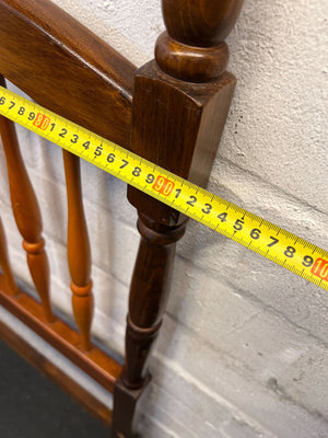 Vintage Wooden Spindle Headboard - Single/Twin Bed - Fair used - 2ndhandwarehouse.com