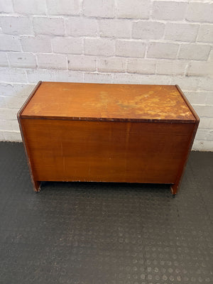 Vintage Wooden Storage Chest with Charm – Minor Wear - 2ndhandwarehouse.com