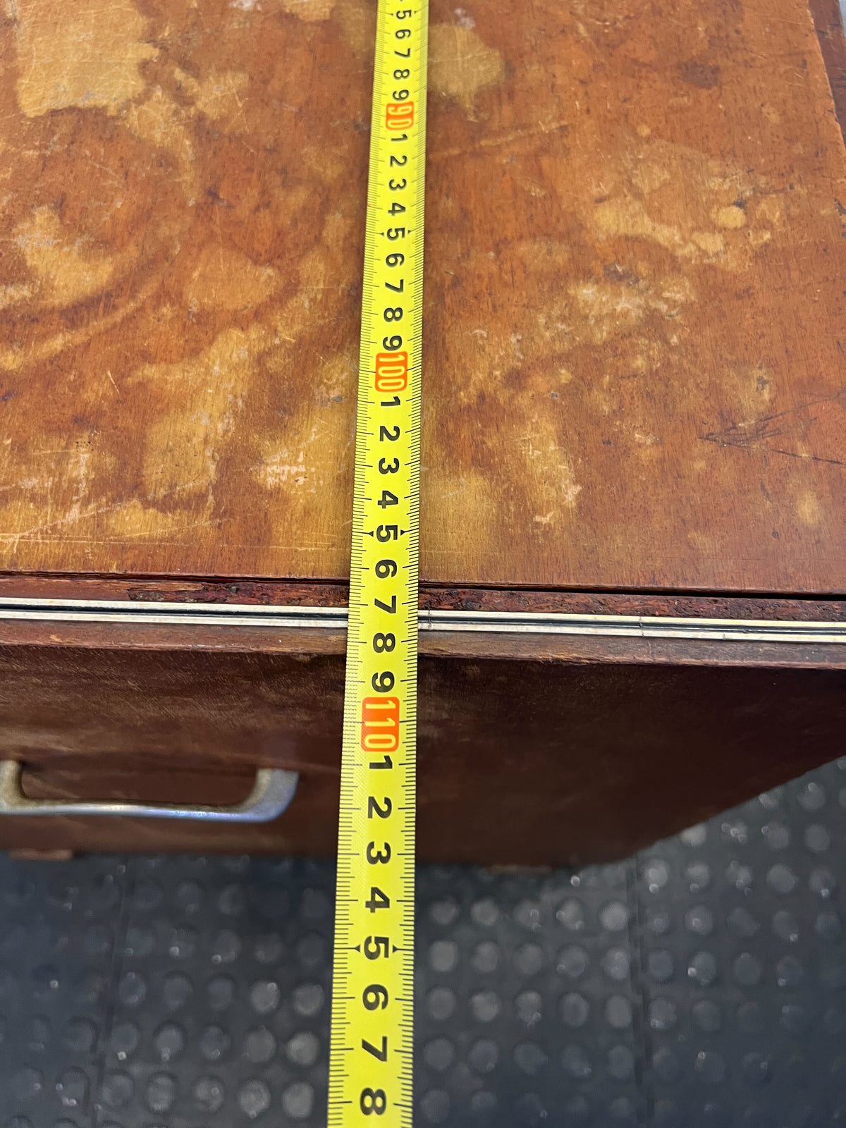 Vintage Wooden Storage Chest with Charm – Minor Wear - 2ndhandwarehouse.com