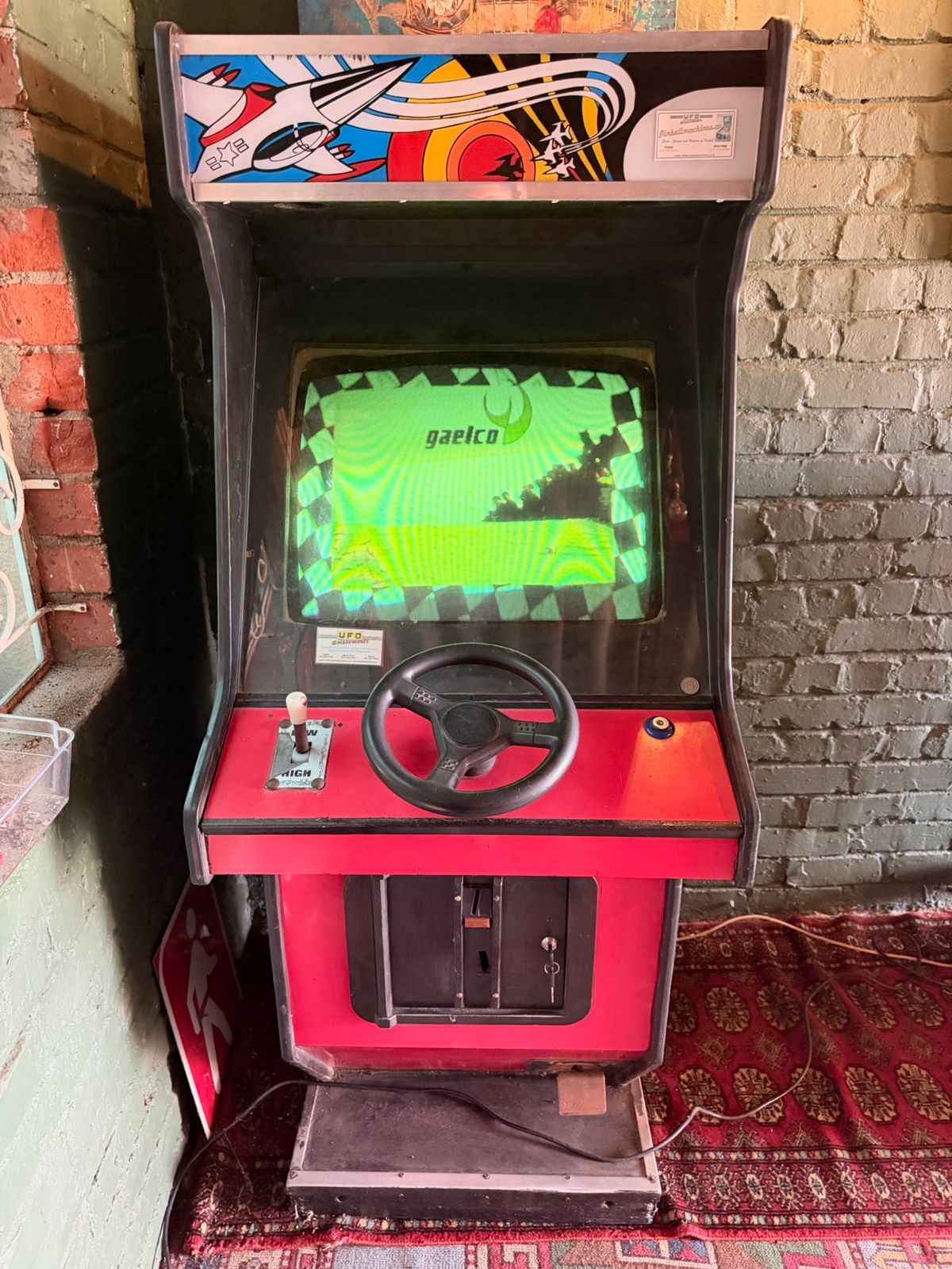 Vintage World Rally Arcade Machine – Coin-Operated Cabinet - 2ndhandwarehouse.com