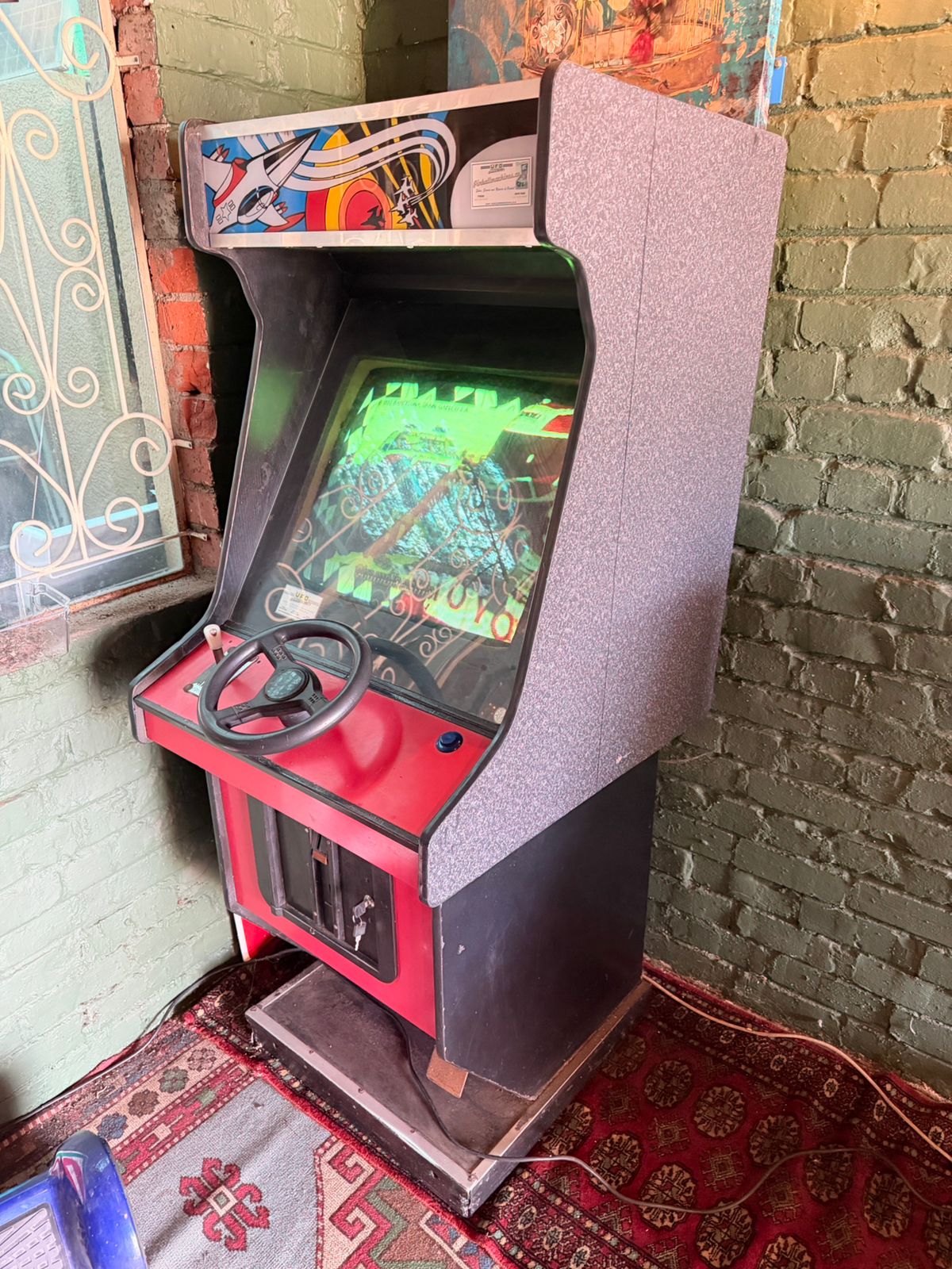Vintage World Rally Arcade Machine – Coin-Operated Cabinet - 2ndhandwarehouse.com