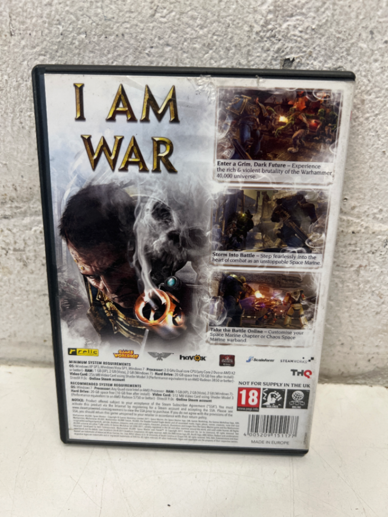 Warhammer 40,000: Space Marine (PC DVD-ROM) - Good Condition - 2ndhandwarehouse.com