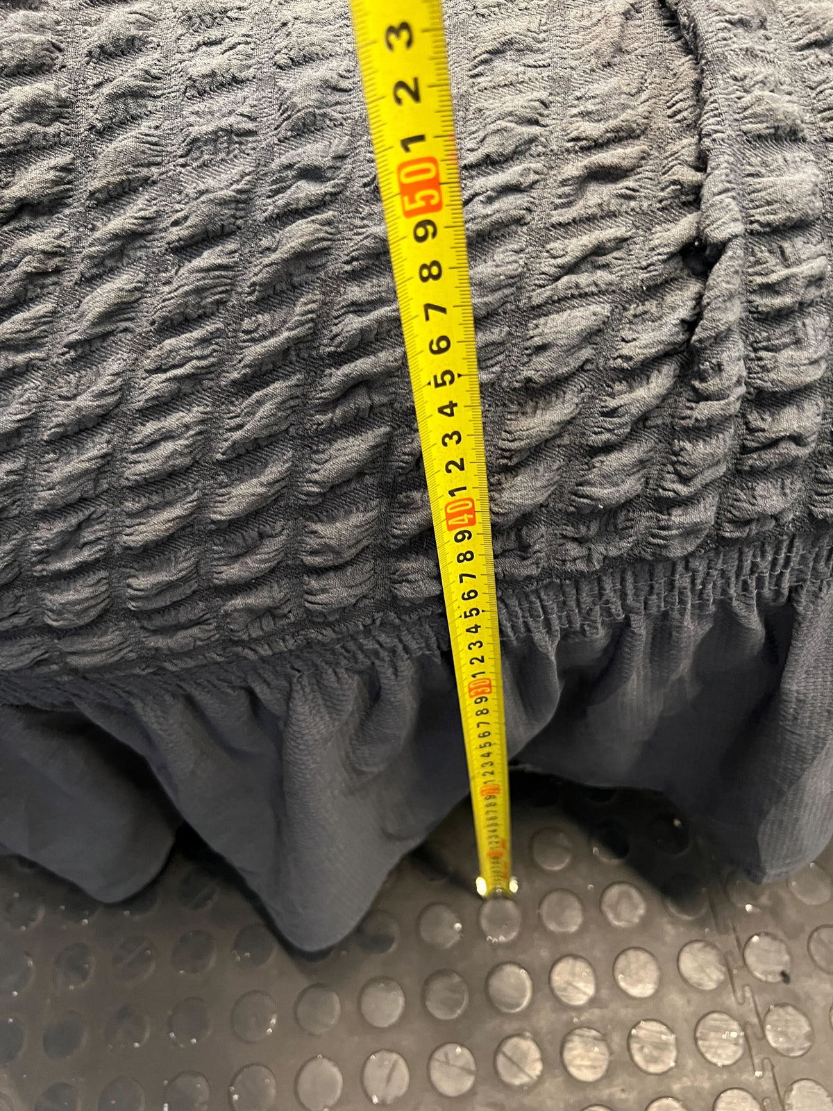 Well-Loved Black 2-Seater Sofa - Upcycle Project! - Damaged heavily - 2ndhandwarehouse.com