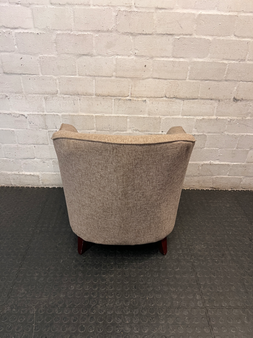 Wetherlys Upholstered Tub Armchair — Visible Stains and Fabric Wear