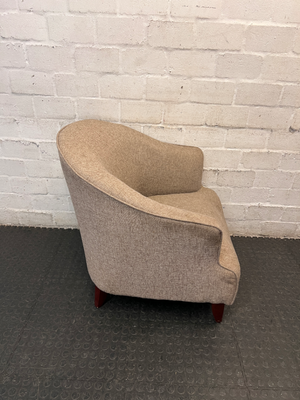 Wetherlys Upholstered Tub Armchair — Visible Stains and Fabric Wear