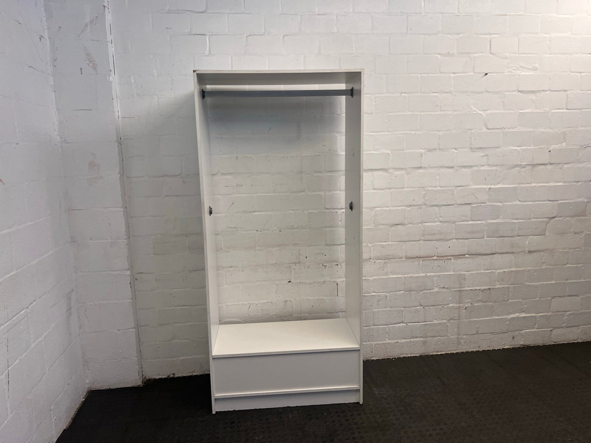 White 1 Drawer Hanging Rail (Missing Drawer)