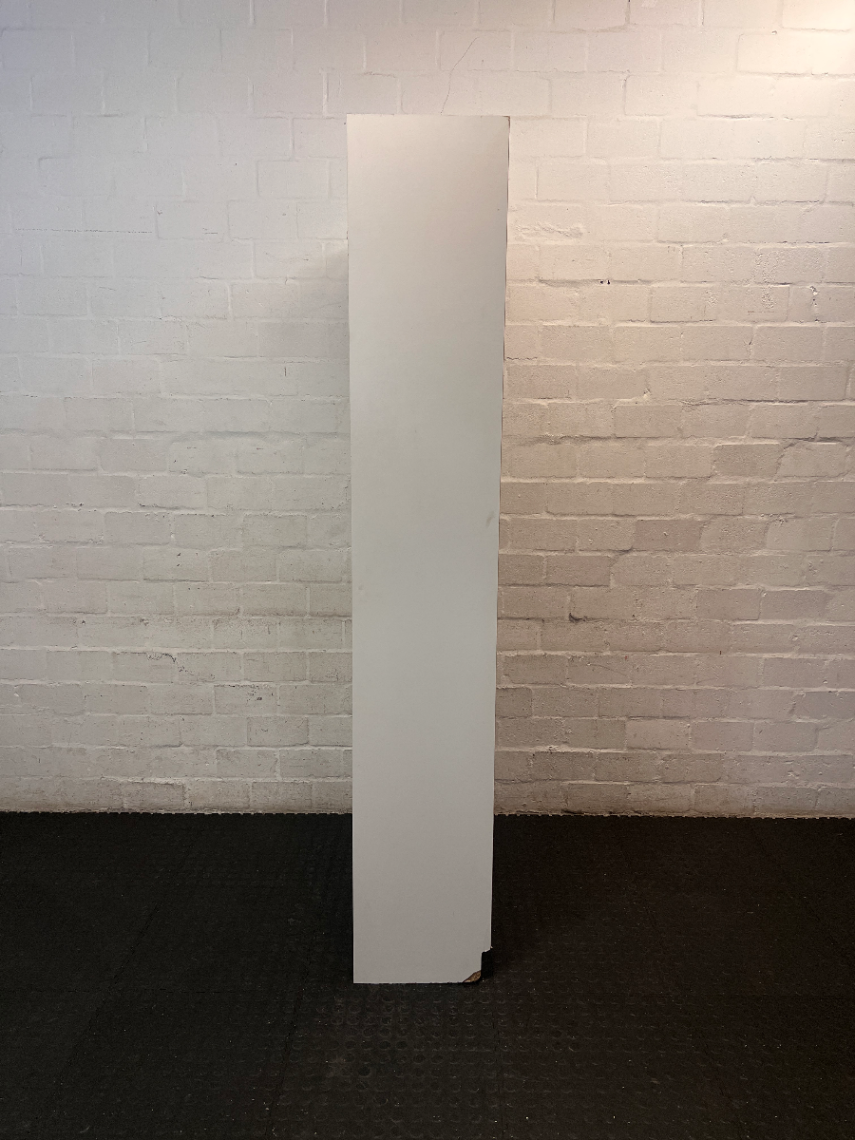 White 6-Shelf Builders Bookcase — Used; Fair C - 2ndhandwarehouse.com