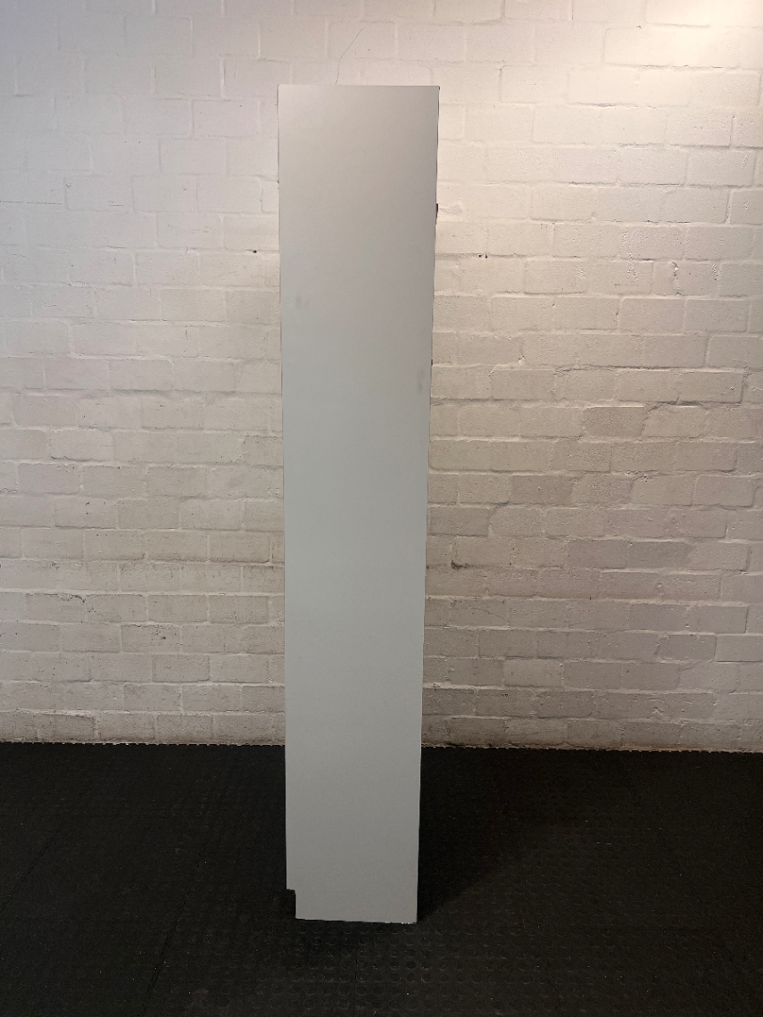 White 6-Shelf Builders Bookcase — Used; Fair C - 2ndhandwarehouse.com