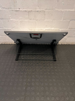 White Drawing Board with Straight-Edge Acrylic Ruler & Rubber Grip