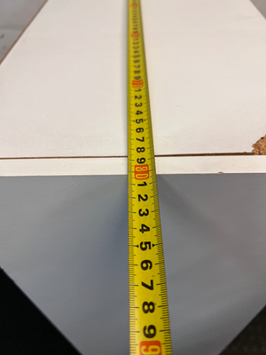 White Four-Shelf Bookcase — Structural Damage; Unable to Stand I - 2ndhandwarehouse.com