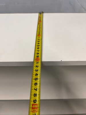White Four-Shelf Bookcase — Structural Damage; Unable to Stand I - 2ndhandwarehouse.com