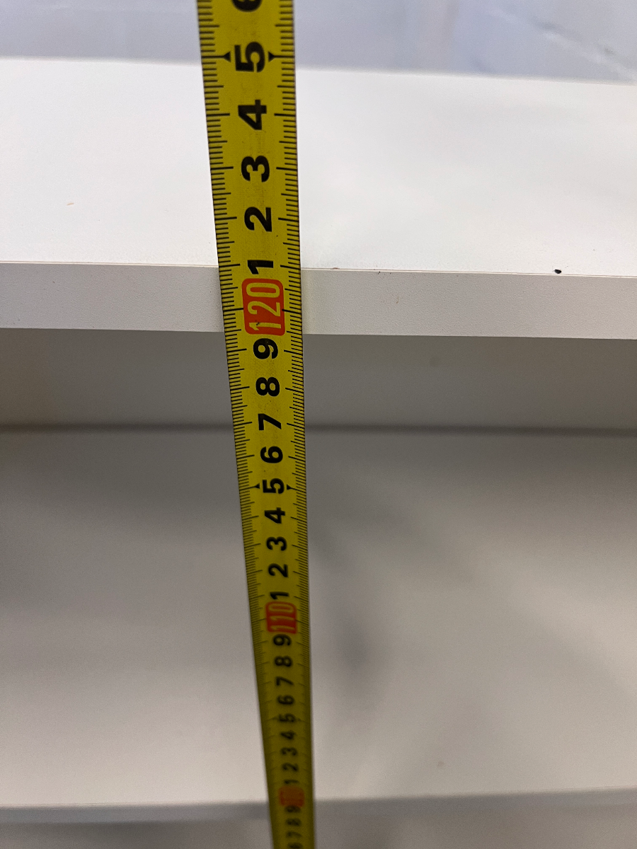 White Four-Shelf Bookcase — Structural Damage; Unable to Stand I - 2ndhandwarehouse.com