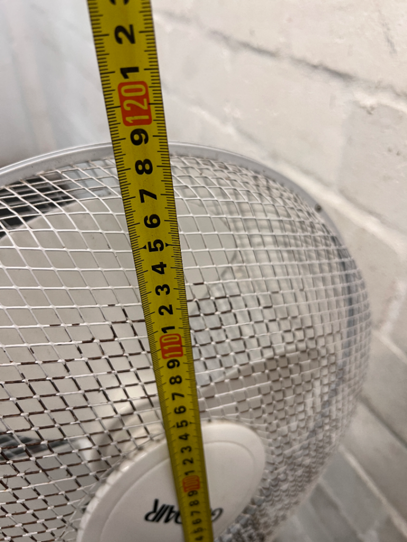 White Goldair Standing Pedestal Fan — Good Working Order