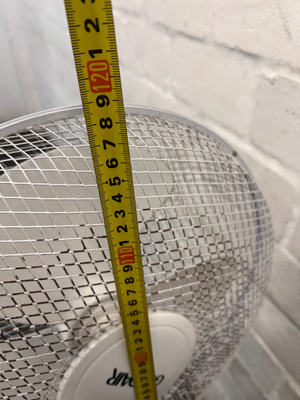 White Goldair Standing Pedestal Fan — Good Working Order