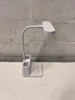 White LED Desk Lamp with Stationery Holder