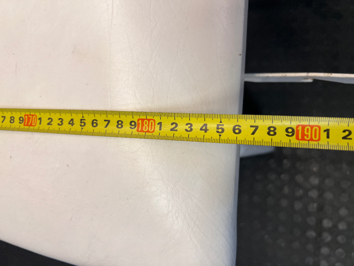 White Massage Table with Solid Steel Frame - 2ndhandwarehouse.com